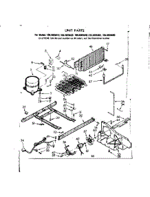 Unit Parts parts for Kenmore Refrigerator 106.8605680 (1068605680, 106 8605680) from AppliancePartsPros.com