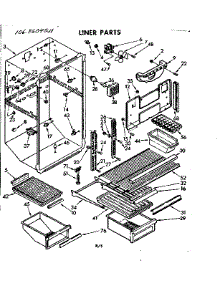 Liner Parts parts for Kenmore Refrigerator 106.8609261 (1068609261, 106 8609261) from AppliancePartsPros.com