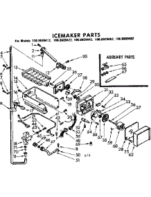 Icemaker Parts parts for Kenmore Refrigerator 106.8609462 (1068609462, 106 8609462) from AppliancePartsPros.com