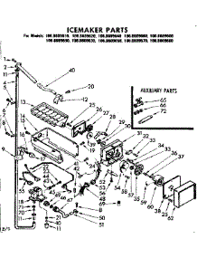 Icemaker Parts parts for Kenmore Refrigerator 106.8609670 (1068609670, 106 8609670) from AppliancePartsPros.com