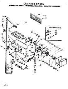 Icemaker Parts parts for Kenmore Refrigerator 106.8609982 (1068609982, 106 8609982) from AppliancePartsPros.com