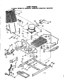 Unit Parts parts for Kenmore Refrigerator 106.8610764 (1068610764, 106 8610764) from AppliancePartsPros.com