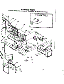 Icemaker Parts parts for Kenmore Refrigerator 106.8610782 (1068610782, 106 8610782) from AppliancePartsPros.com