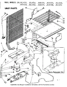 Unit Parts parts for Kenmore Refrigerator 106.8614330 (1068614330, 106 8614330) from AppliancePartsPros.com