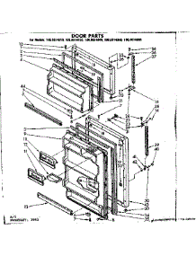 Door Parts parts for Kenmore Refrigerator 106.8614810 (1068614810, 106 8614810) from AppliancePartsPros.com