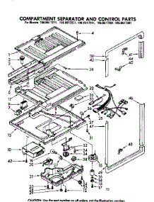 Compartment Separator And Control Parts parts for Kenmore Refrigerator 106.8617211 (1068617211, 106 8617211) from AppliancePartsPros.com