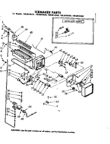 Icemaker Parts parts for Kenmore Refrigerator 106.8618480 (1068618480, 106 8618480) from AppliancePartsPros.com