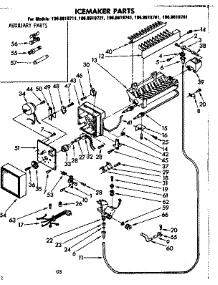 Icemaker Parts parts for Kenmore Refrigerator 106.8618721 (1068618721, 106 8618721) from AppliancePartsPros.com