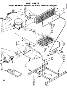 Unit Parts parts for Kenmore Refrigerator 106.8619221 (1068619221, 106 8619221) from AppliancePartsPros.com