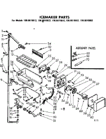Icemaker Parts parts for Kenmore Refrigerator 106.8619642 (1068619642, 106 8619642) from AppliancePartsPros.com