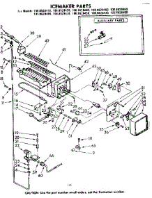 Icemaker Parts parts for Kenmore Refrigerator 106.8628470 (1068628470, 106 8628470) from AppliancePartsPros.com