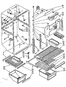Liner Parts parts for Kenmore Refrigerator 106.8630512 (1068630512, 106 8630512) from AppliancePartsPros.com