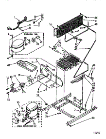 Unit Parts parts for Kenmore Refrigerator 106.8630534 (1068630534, 106 8630534) from AppliancePartsPros.com