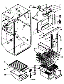 Liner Parts parts for Kenmore Refrigerator 106.8637710 (1068637710, 106 8637710) from AppliancePartsPros.com