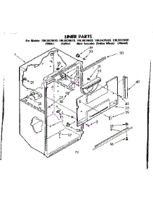 Liner Parts parts for Kenmore Refrigerator 106.8639610 (1068639610, 106 8639610) from AppliancePartsPros.com