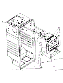 Liner Parts parts for Kenmore Refrigerator 106.8648311 (1068648311, 106 8648311) from AppliancePartsPros.com