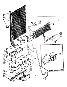 Unit Parts parts for Kenmore Refrigerator 106.8648311 (1068648311, 106 8648311) from AppliancePartsPros.com
