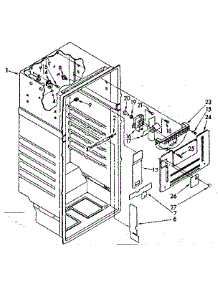 Liner Parts parts for Kenmore Refrigerator 106.8648354 (1068648354, 106 8648354) from AppliancePartsPros.com