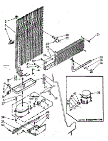 Unit Parts parts for Kenmore Refrigerator 106.8648354 (1068648354, 106 8648354) from AppliancePartsPros.com