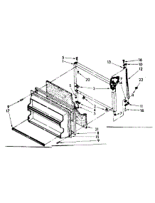 Freezer Door Parts parts for Kenmore Refrigerator 106.8648361 (1068648361, 106 8648361) from AppliancePartsPros.com