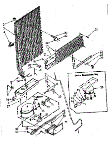 Unit Parts parts for Kenmore Refrigerator 106.8648422 (1068648422, 106 8648422) from AppliancePartsPros.com