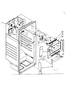 Liner Parts parts for Kenmore Refrigerator 106.8648425 (1068648425, 106 8648425) from AppliancePartsPros.com