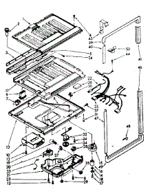 Compartment Separator And Control Parts parts for Kenmore Refrigerator 106.8648642 (1068648642, 106 8648642) from AppliancePartsPros.com