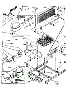 Unit Parts parts for Kenmore Refrigerator 106.8648642 (1068648642, 106 8648642) from AppliancePartsPros.com