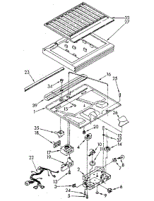 Compartment Separator parts for Kenmore Refrigerator 106.8650511 (1068650511, 106 8650511) from AppliancePartsPros.com