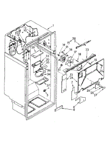Liner parts for Kenmore Refrigerator 106.8650830 (1068650830, 106 8650830) from AppliancePartsPros.com