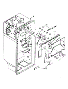 Liner parts for Kenmore Refrigerator 106.8650861 (1068650861, 106 8650861) from AppliancePartsPros.com
