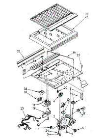 Compartment Separator parts for Kenmore Refrigerator 106.8650861 (1068650861, 106 8650861) from AppliancePartsPros.com