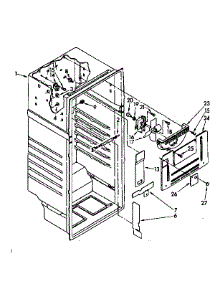 Liner Parts parts for Kenmore Refrigerator 106.8656361 (1068656361, 106 8656361) from AppliancePartsPros.com