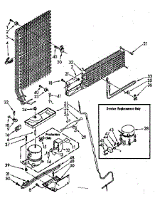 Unit Parts parts for Kenmore Refrigerator 106.8656361 (1068656361, 106 8656361) from AppliancePartsPros.com