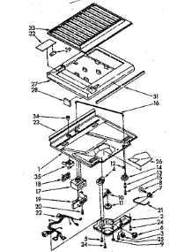 Compartment Separator Parts parts for Kenmore Refrigerator 106.8656390 (1068656390, 106 8656390) from AppliancePartsPros.com