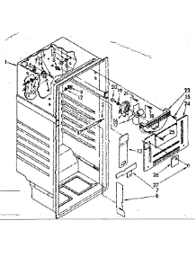 Liner Parts parts for Kenmore Refrigerator 106.8658271 (1068658271, 106 8658271) from AppliancePartsPros.com