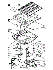 Compartment Separator And Control Parts parts for Kenmore Refrigerator 106.8658271 (1068658271, 106 8658271) from AppliancePartsPros.com