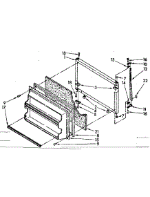 Freezer Door Parts parts for Kenmore Refrigerator 106.8658271 (1068658271, 106 8658271) from AppliancePartsPros.com