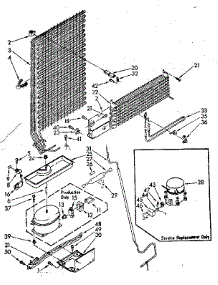 Unit Parts parts for Kenmore Refrigerator 106.8658271 (1068658271, 106 8658271) from AppliancePartsPros.com