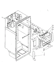 Liner Parts parts for Kenmore Refrigerator 106.8658430 (1068658430, 106 8658430) from AppliancePartsPros.com