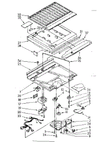 Compartment Separator Parts parts for Kenmore Refrigerator 106.8658430 (1068658430, 106 8658430) from AppliancePartsPros.com