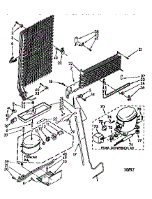 Unit Parts parts for Kenmore Refrigerator 106.8664374 (1068664374, 106 8664374) from AppliancePartsPros.com