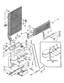 Unit Parts parts for Kenmore Refrigerator 106.8666311 (1068666311, 106 8666311) from AppliancePartsPros.com
