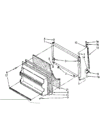 Shelf Parts parts for Kenmore Refrigerator 106.8668110 (1068668110, 106 8668110) from AppliancePartsPros.com