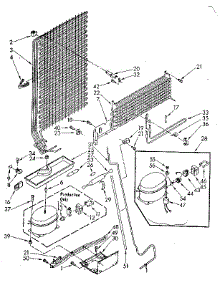 Unit Parts parts for Kenmore Refrigerator 106.8668116 (1068668116, 106 8668116) from AppliancePartsPros.com
