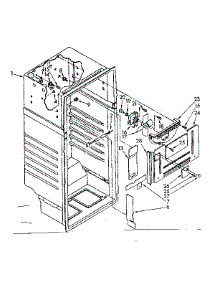 Liner Parts parts for Kenmore Refrigerator 106.8668130 (1068668130, 106 8668130) from AppliancePartsPros.com