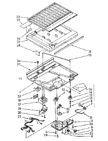 Compartment Separator And Control Parts parts for Kenmore Refrigerator 106.8668145 (1068668145, 106 8668145) from AppliancePartsPros.com