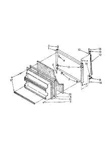 Freezer Door Parts parts for Kenmore Refrigerator 106.8668157 (1068668157, 106 8668157) from AppliancePartsPros.com