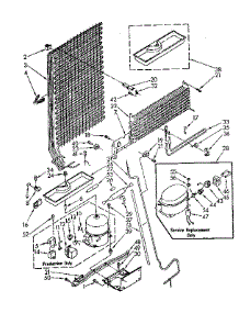 Unit Parts parts for Kenmore Refrigerator 106.8668157 (1068668157, 106 8668157) from AppliancePartsPros.com
