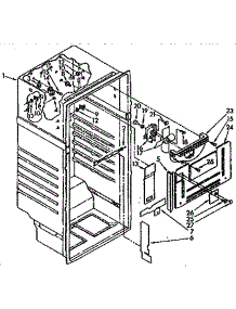 Liner Parts parts for Kenmore Refrigerator 106.8668883 (1068668883, 106 8668883) from AppliancePartsPros.com